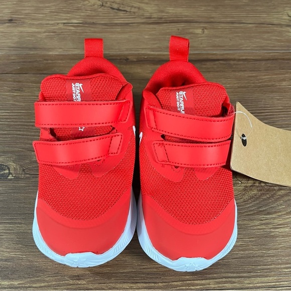 Nike Star Runner 3 NEW University Red Athletic Sneakers Toddler Shoes - Picture 7 of 10